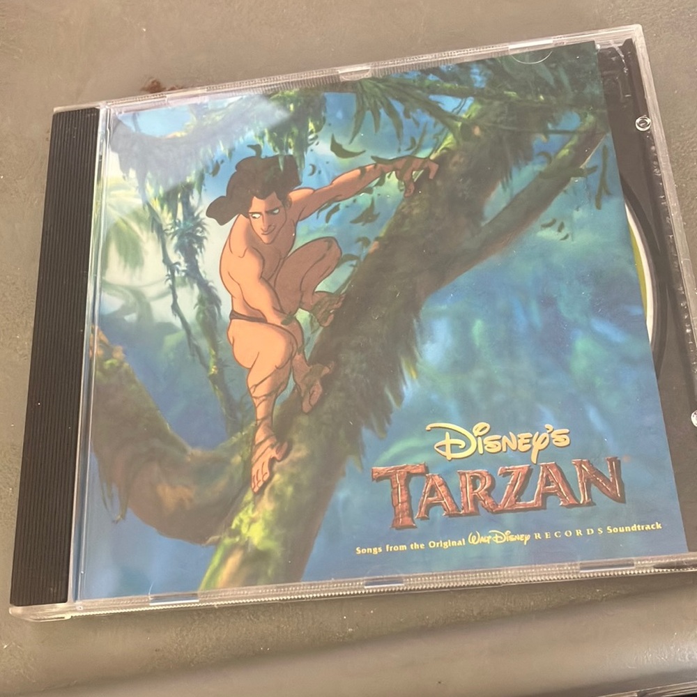 Disney Tarzan Soundtrack CD with Green and Blue Cover promo